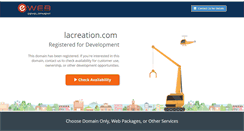 Desktop Screenshot of lacreation.com